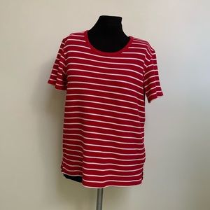 Cabin Creek Red White Striped Shirt